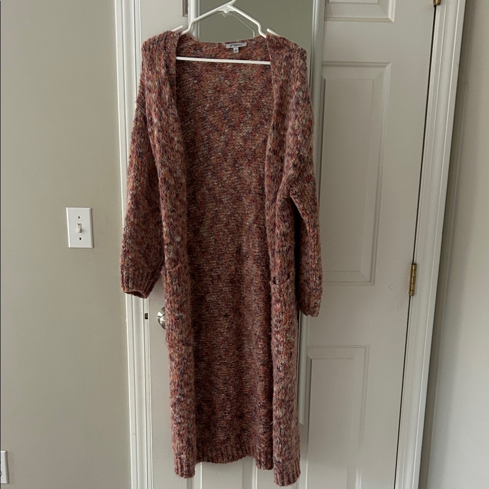Cozy Multicolor Knit Cardigan